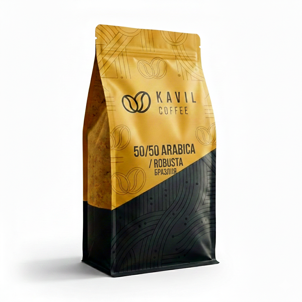 Кава Фірмова Kavil Coffee Арабіка/Робуста 50/50 Бразилія